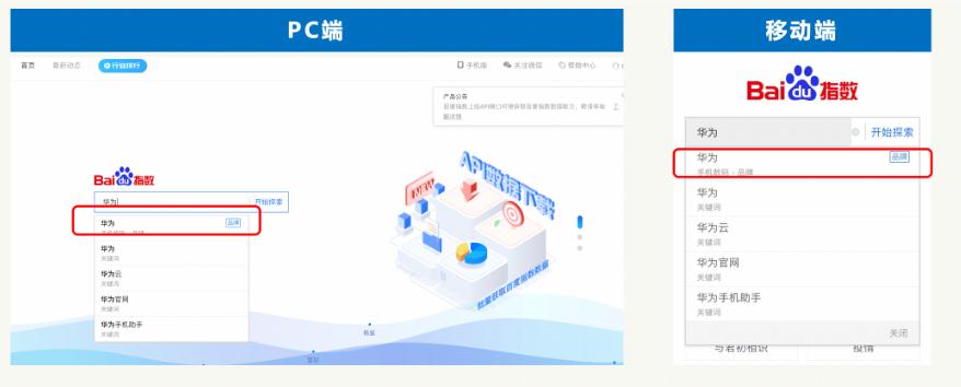 百度指數：品牌指數全新升級